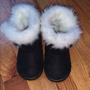 Femizee Girl Warm Winter Bailey Button Snow Boots
